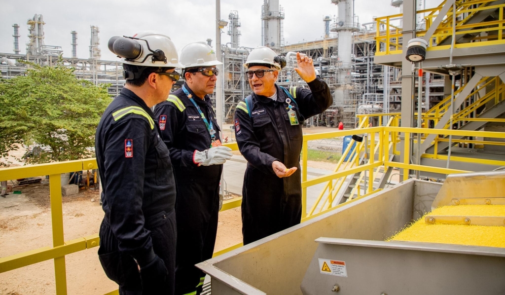 Reficar estrena planta para solidificar azufre